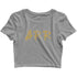 Music Artists AR Rahman Filmography Mash Custom Printed Graphic Design Crop Top T-Shirt for Women